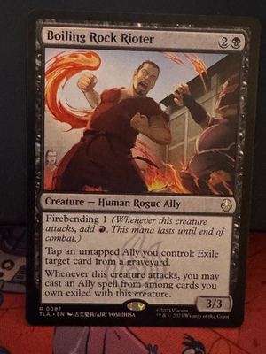 #ad Boiling Rock Rioter 87 Rare Avatar: The Last Airbender Magic: The Gathering NM $1.99