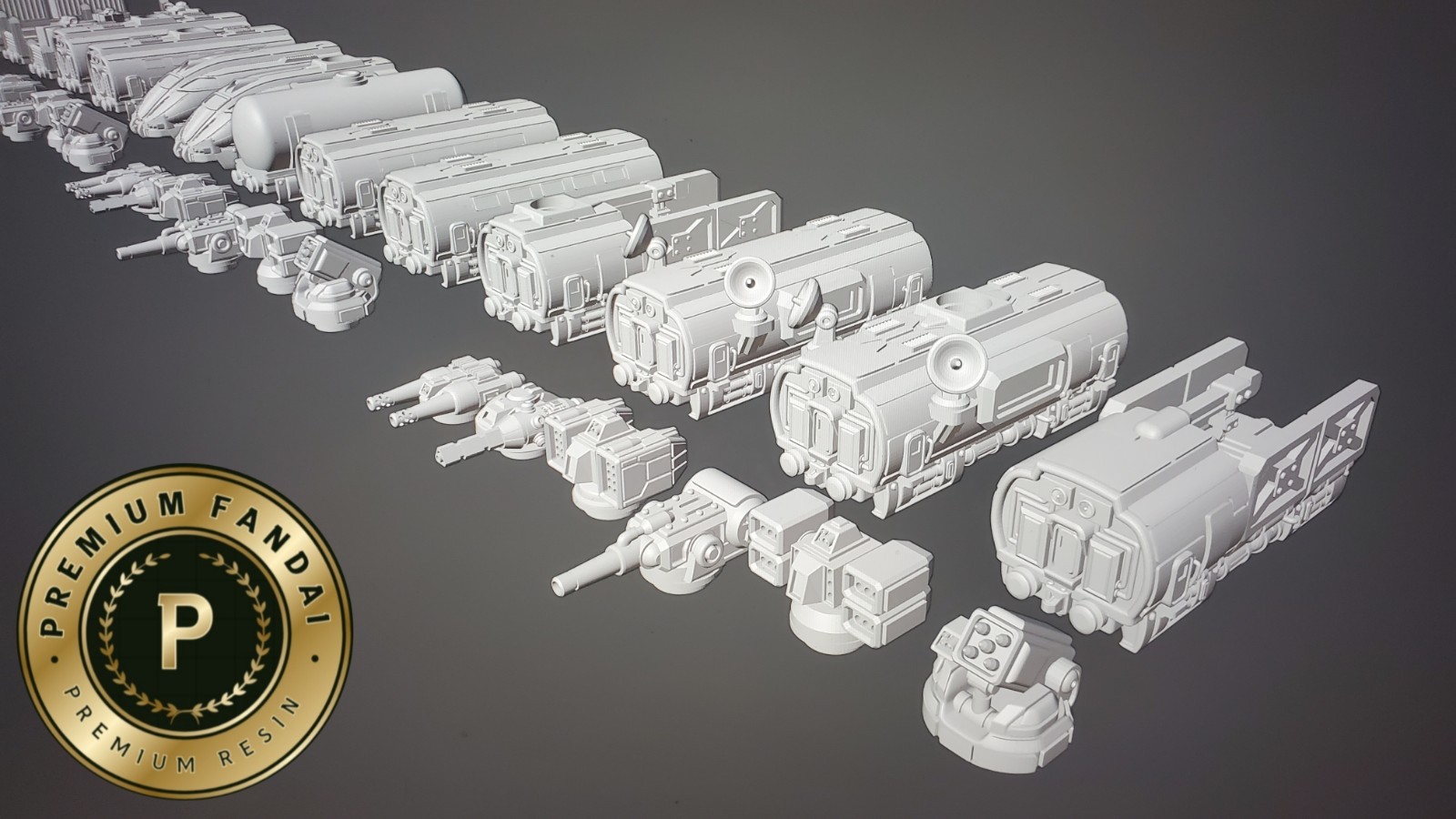 Battletech Epic War Maglev Train Set MEGA PACK - 6mm Support Objectives Scenery
