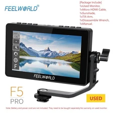FEELWORLD 5.5" 500 nits 1920*1080 FHD HDMI Touch Screen On-camera Monitor F5 PRO