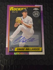 2025 Topps Update Silver Pack Autograph (Black) Chase Dollander /10 - SSP