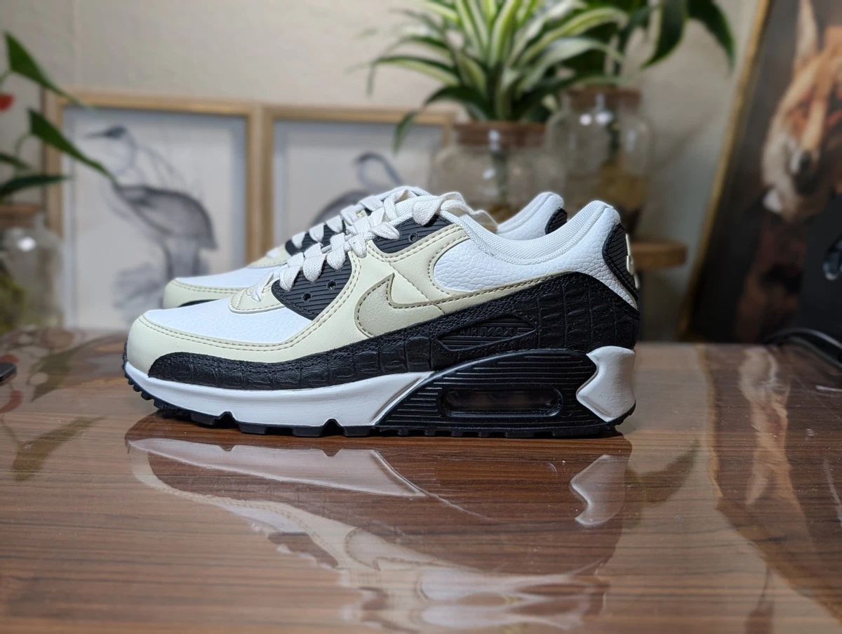 Nike Air Max 90 Sail Dark Khaki W for sale | eBay