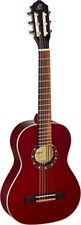 Ortega Guitars R121-1/2WR Family Series 1/2 Body Size Nylon 6-String Guitar w...