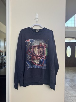 Vintage 90s New England Patriots Nutmeg Crewneck Sweatshirt NFL Lee Sport USA 