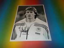 Manfred Kaltz DFB European Champion 1980 signed autograph on 20x28 photo