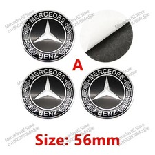 56mm car wheel center hub sticker For Mercedes Benz Maybach AMG CLE CL GLA GLK