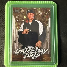 Aaron Judge #GD-7 2026 Topps Celebration Gameday Drip