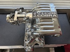 New Ford Racing Cobra 5.0 Mustang Foxbody Efi Polished Aluminum Intake Bbk Tb New Ford Racing Cobra 5.0 Mustang Foxbody Efi Polished Aluminum Intake Bbk Tb