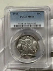 GRADED 1943 Walking Liberty Half Dollar PCGS MS64 Silver American Coin
