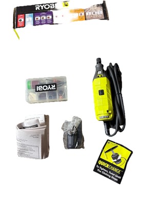 RYOBI RRT100 1.2Amp Corded Rotary Tool Kit Quick Change Corded