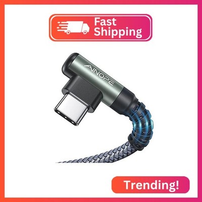 AINOPE USB to USB C Cable [2-Pack, 6.6ft] 3.1A Type C Charger Fast Charging, Rig