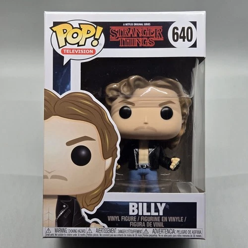 Billy Hargrove #640 ~ Funko Pop Television Netflix Stranger Things in Protector