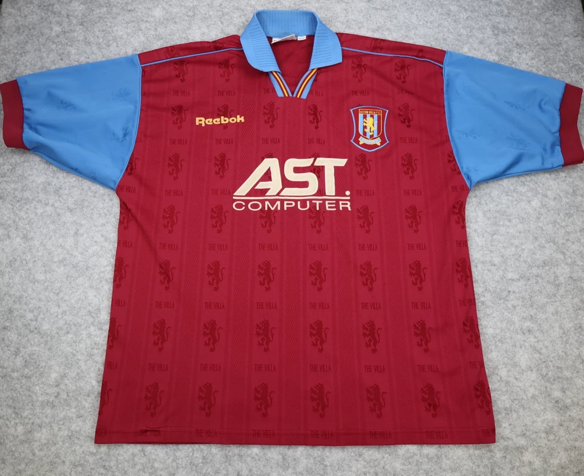 Reebok Aston Villa Home Memorabilia Football Shirts (English Clubs