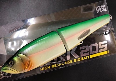 KAESU KRK205 Rairiki #08 EMERALD BONE Color 3.03oz 8.07inch Big Bait NEW Japan