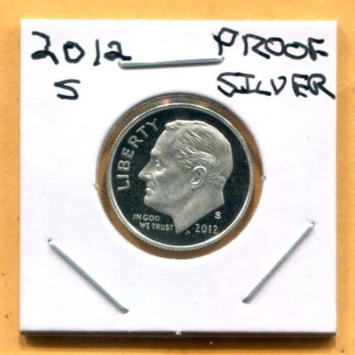 Gem 2012-S Proof Ultra-Cameo Silver Roosevelt Dime - Free Shipping