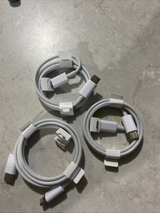 3 PACK - USB-C to USB-C Charging Cables – 3ft – Fast Charging – Generic