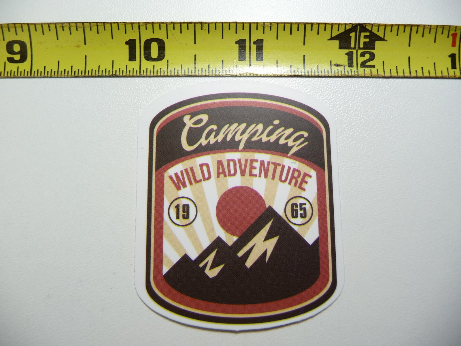 Mountain Peakserness Hiking Decal Sticker for Camping and Outdoor Parks