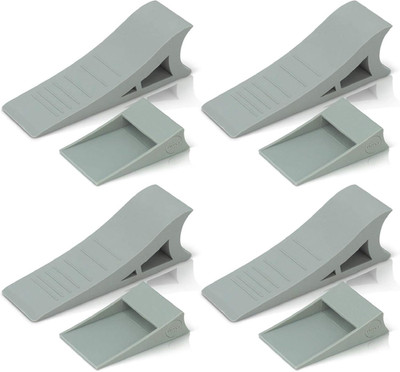 Heavy Duty Rubber Door Stopper   Zero Edge Door Wedge Stops All Doors, Gaps to 1