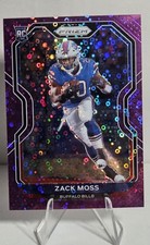 2020 Panini Prizm ZACK MOSS Purple No Huddle Prizm SP (RC) Rookie #'d 2/35