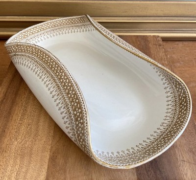 ROYAL WORCESTER Curled ASPARAGUS/SPARROW GRASS Serving DISH Plate Antique
