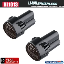 10.8V 4.8AH BL1013 Battery Li-ion for Makita BL1013 LCT203W 194550-6 US 1-2PACK