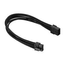 PCIe Cable 8 Pin Male to 8 Pin Male 300mm, 1Pcs GPU Power Supply Cable Black
