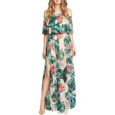 Show Me Your Mumu Hacienda Floral Maxi Dress Resort Summer Beach Wedding Guest M