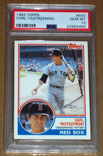 1983 Carl Yastrzemski #550 Topps PSA 10 Boston Red Sox