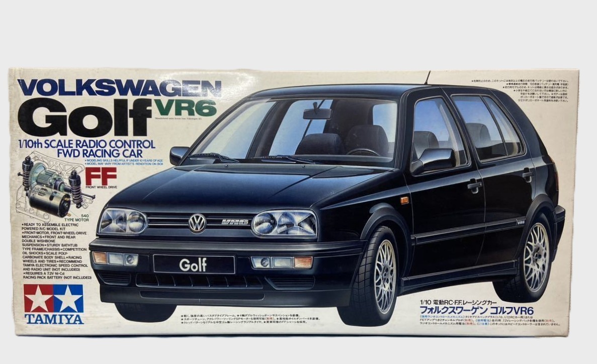 TAMIYA 1/10 Scale #58162 RC VOLKSWAGEN GOLF VR6 FWD Model Kit | eBay