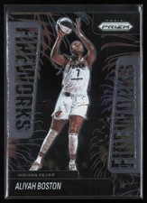 2025 Panini Prizm WNBA #3 Aliyah Boston Fireworks