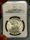 1926 S Peace Silver Dollar MS63 NGC PQ