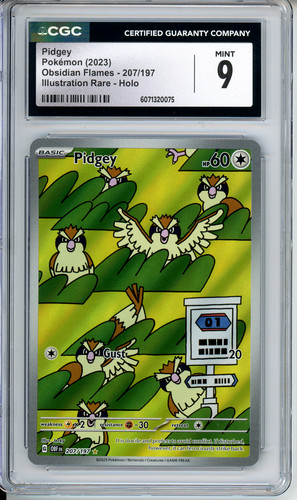 Pidgey graded CGC 9 for sale on eBay