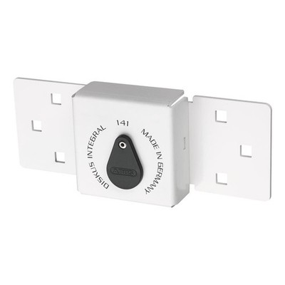 L19386 - ABUS 141 Serie integriertes Diskus Kastenwagenschloss - weiß - nur Haspel