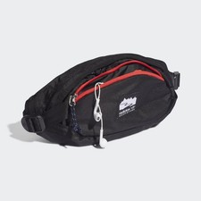 adidas Adventure Waist Bag Black Red White Ripstop Crossbody Bum Bag H22726