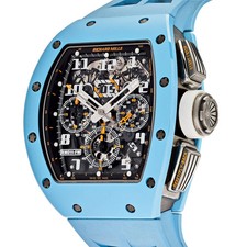 Richard Mille RM 011 Baby Blue Ceramic Felipe Massa Last Limited Edition of 50 3