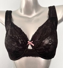 Victoria's Secret Nwt Body by Victoria Black Lace Unlined Demi Bra