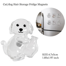 Transparent Dog Hair Storage Container Adorable Pet Keepsake Capsule Pendant wit