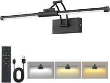 24 Picture Lights for Wall, 8000mAh Rechargeable Wireless Picture Light