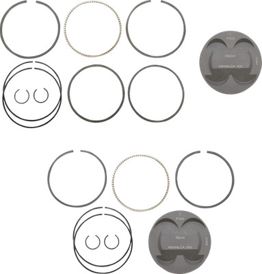 KB PERFORMANCE Piston Kit - For 4.250'' +0.005'' - 11.8:1 CR - 124'' Big Bore -