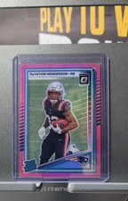 2025 Panini Donruss - Rated Rookie TreVeyon Henderson #332 Optic Preview Pink...