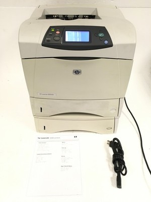 HP LaserJet 4350DTN Laser Printer 98.7K Pages Printed w/Toner, Duplex Extra Tray