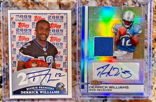 2 Derrick Williams Game Jersey Used Patch Rookie Autograph Lions RPA Relic /50🚨