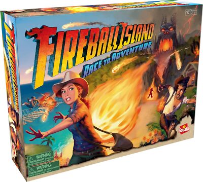 Goliath Games Fireball Island Rennen zum Abenteuer Familie Brettspiel - Brandneu