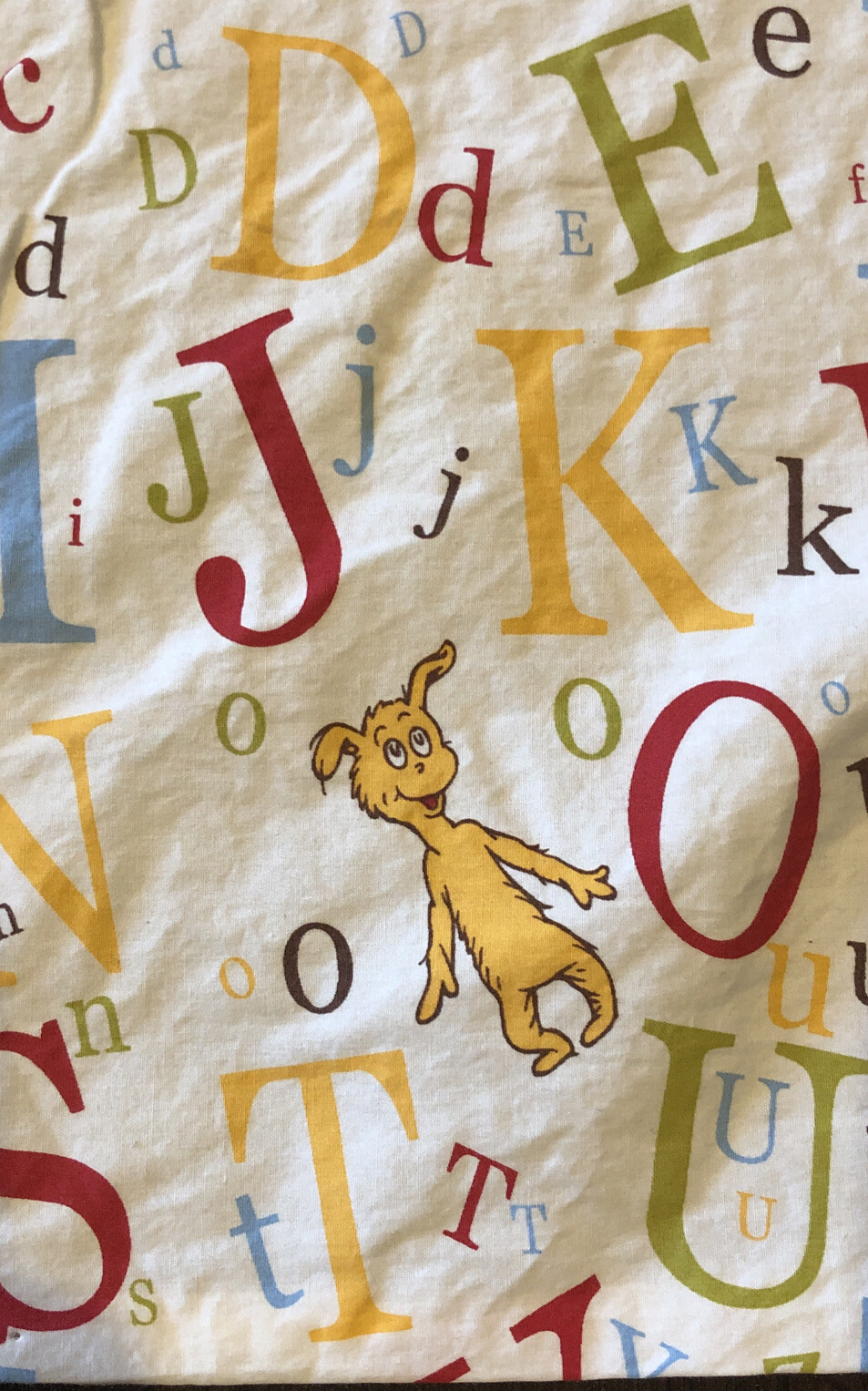 Trend Lab Dr. Seuss’s ABC Alphabet Book Cotton Velour Backed Baby