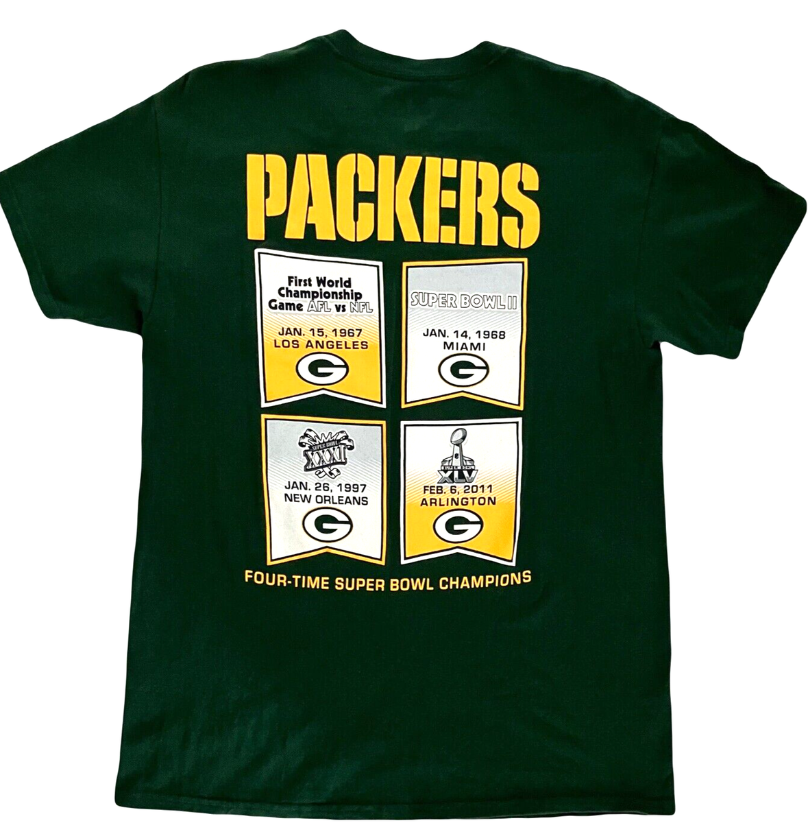 【希少】vintage NFL Green Bay Packers シャツ Vintage Green Bay Packers T-shirt (L) - Etsy