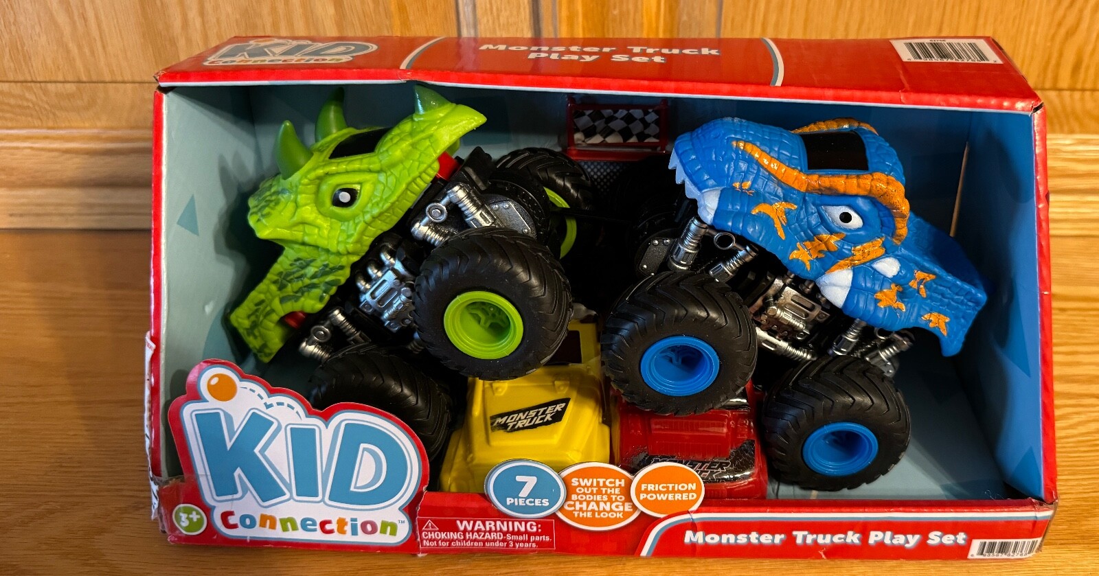 Kid Connection Monster Truck Play Set 7 Pieces Brand New Fun Play