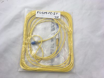 Siecor Yellow Fiber Optical Cable FOSM FC ST 7M