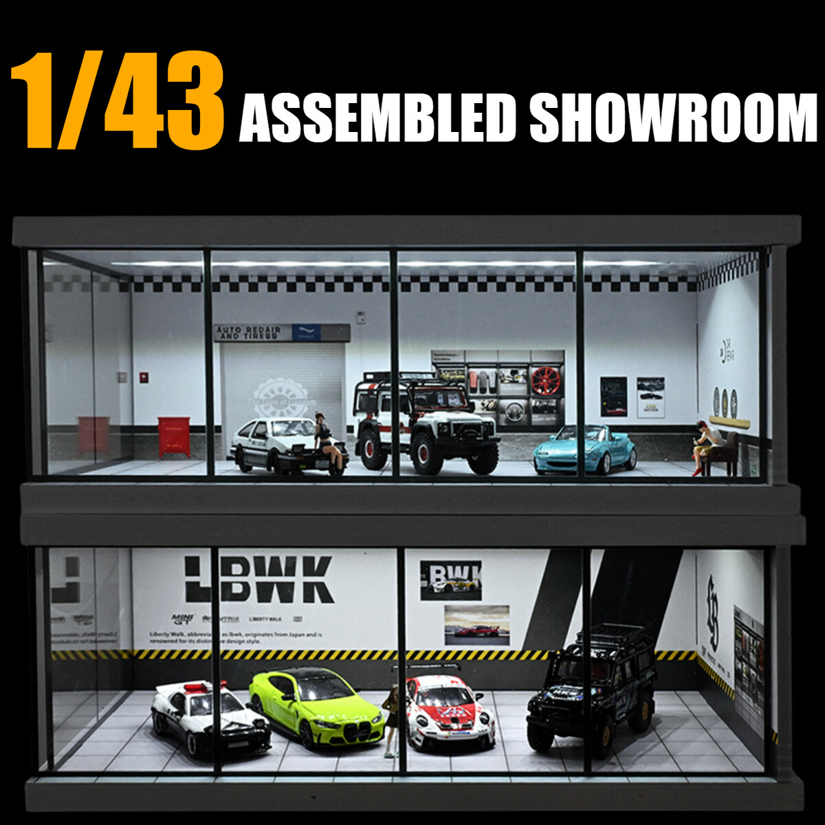☆ T·T ShowCar Garage Display Amazon.com: 1/18 Scale Model Car Display Case - 1:18 Car Garage