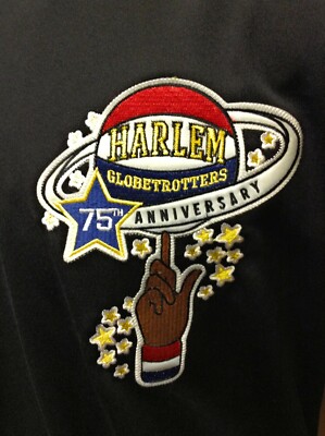 Mens Fubu Harlem Globetrotters 75th Anniversary Black 1/4