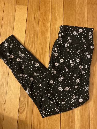 NWT NOBO Black w/White Flower Print 