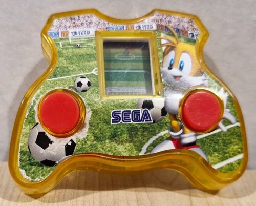 McDonalds SEGA Tails Football LCD Hand Held Electronic Game 2005 Toy Working